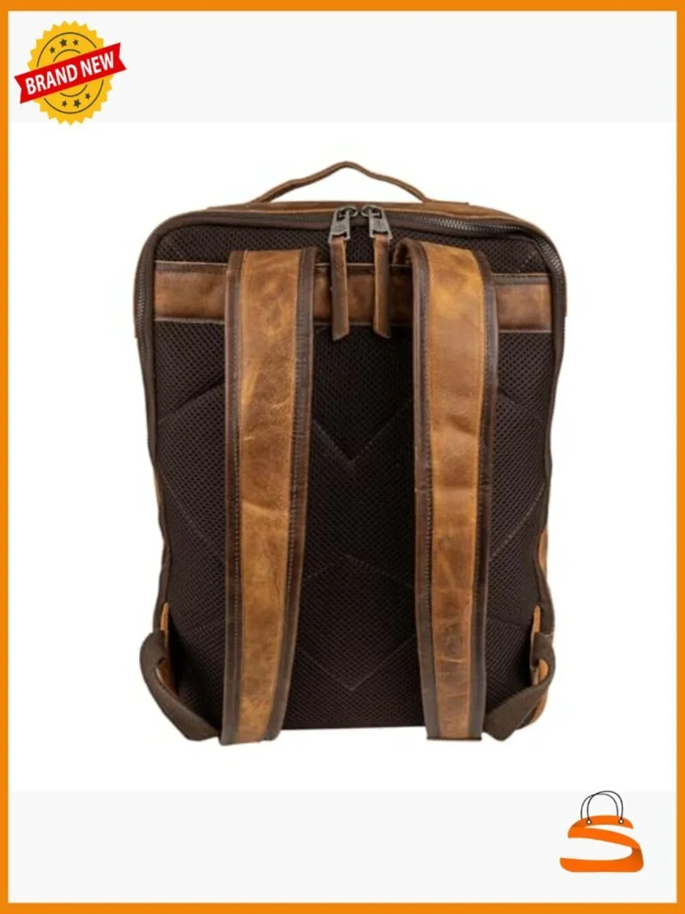 Vaquero Cowhide Hair-On-Hide Leather Backpack Daypack